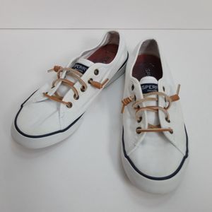 Sperry Topsider White Pier View Sneakers Size 8